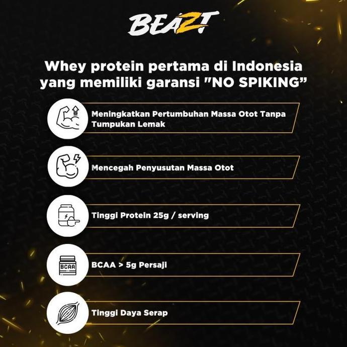 Fitlife Beazt Whey Protein Sachet Beazt Protein 3 Sachet Bpom