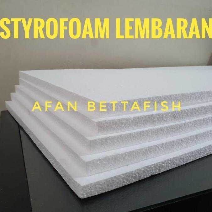Styrofoam Lembaran Medium 200 x 100 x 3 cm Tebal Sterefoam 3cm Medium
