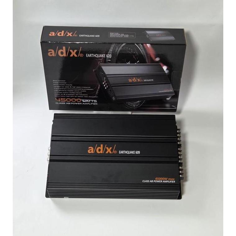 Warkah_Bpd - Adx Power Amplifier Earthquake 609 45000W 4 Channel Mosfet Bass Jedag-Jedug & Treble Ta