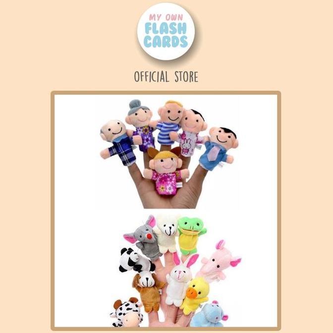 Boneka Jari - Finger Family Doll - Animals Hewan Binatang Keluarga