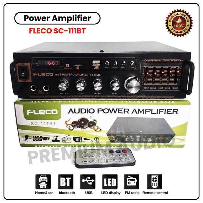 Warkah_Bpd - Audio Power Amplifier Ampli Fleco Sc-111Bt - Fleco Amplifier Bluetooth Mini Sc 111Bt St