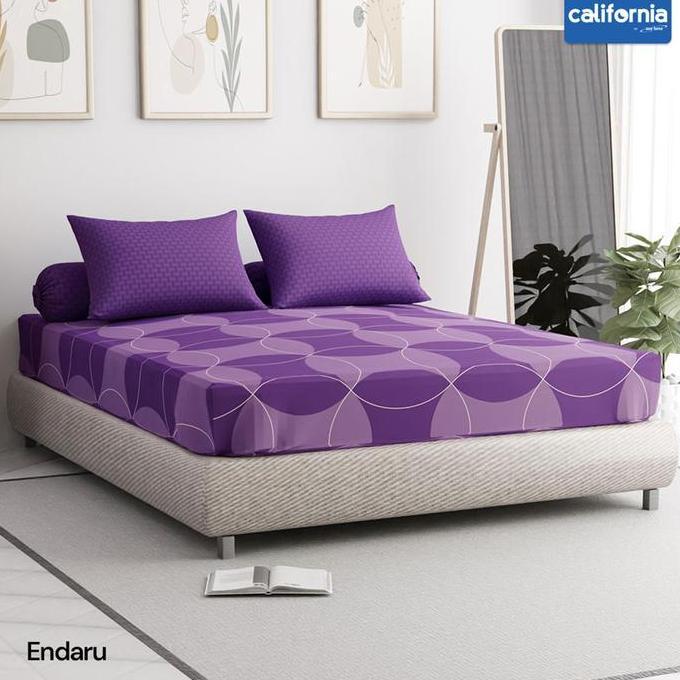 CALIFORNIA Sprei California King Fitted Bantal 4 ukuran 180x200 Sprei California Bantal 4