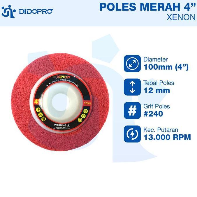 Poles Stainless Amplas Stainles Disc Gerinda Poles Stainless Non Woven