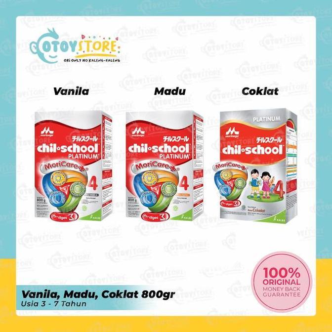 Milk- Mnaga Chil School Platinum Vanila Madu Coklat 800 Gram