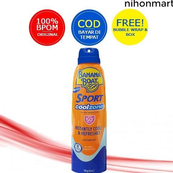 Banana Boat Sport Coolzone Spray SPF50 170g