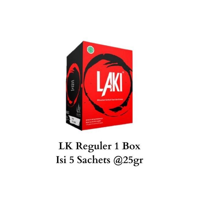 Laki Coffee 1 Box Isi 5 Sachet - Laki Kopi Untuk Kesehatan, Lk Coffee Halal Bpom