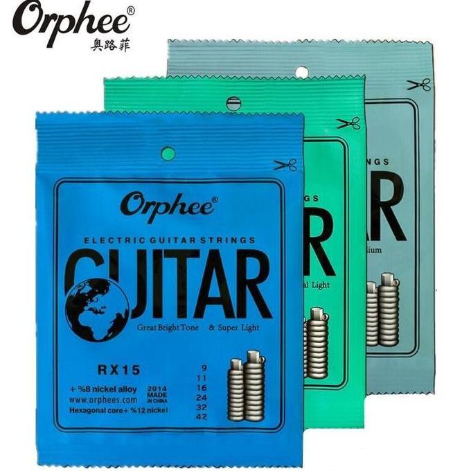 Senar Gitar Elektrik Orphee RX15 RX17 RX19 Senar Gitar Orphee Elektrik
