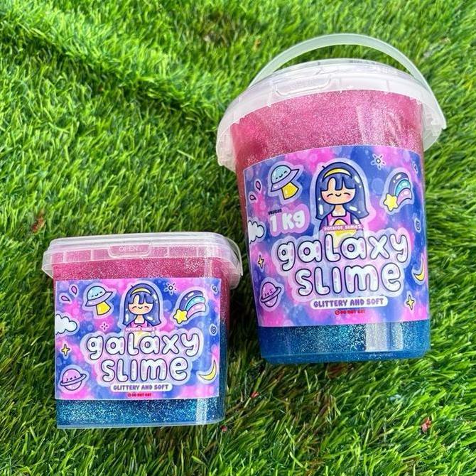Promo Galaxy Slime Ukuran Jumbo @Potatos_Slime2 Slime Murah Cod