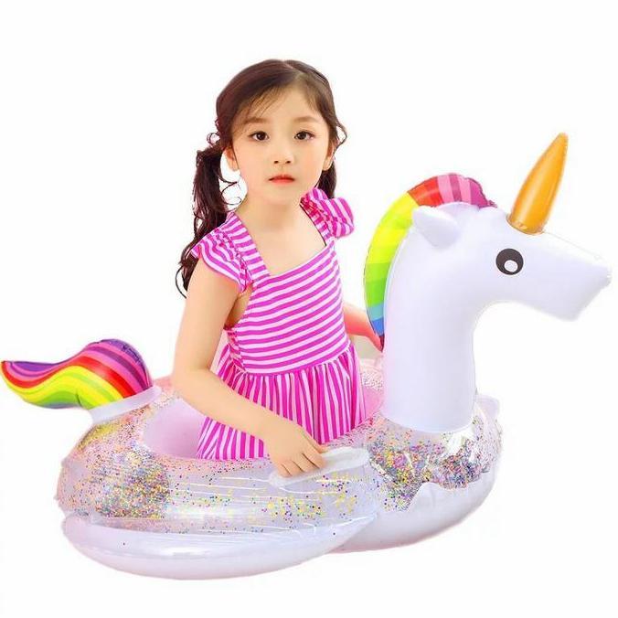 Pelampung Sequins Glitter Motif Merak Unicorn Flamingo Size 85