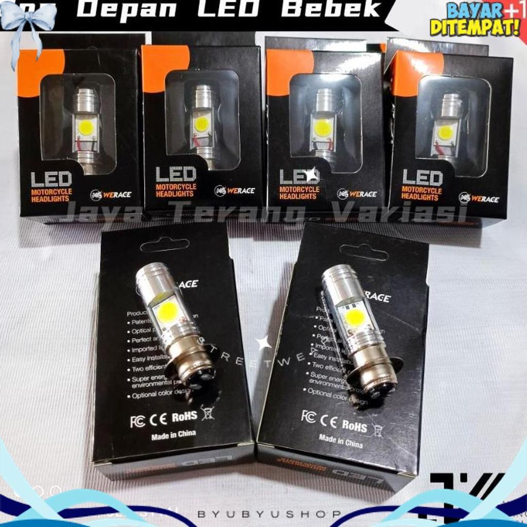 Sale Dop Depan Led Bebek Matic Ac Dc Putih / Lampu Motor / Lampu Depan Motor Led / Lampu Led Motor B