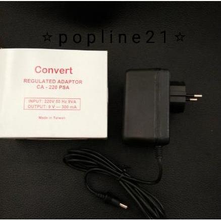 Adaptor Convert 9V - 300 mA