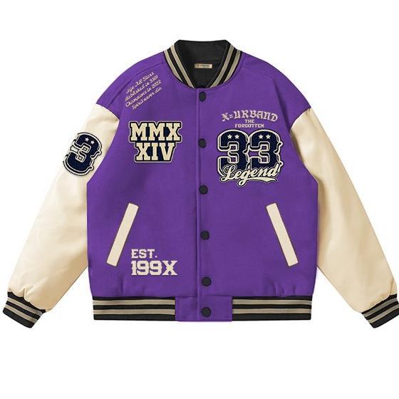 GARANSI Jaket Varsity One Layer Forgotten Pe Fleece 280