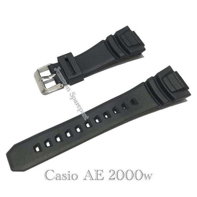 Strap Tali Jam Tangan Casio AE-2000w Tali Casio AE2000w Standar Pria murah