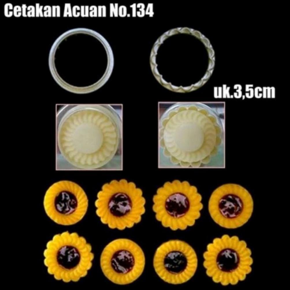 HOT DEALS Cetakan Kue Kering Nastar Nutella 2 Bentuk Bunga Matahari Mawar Bulat