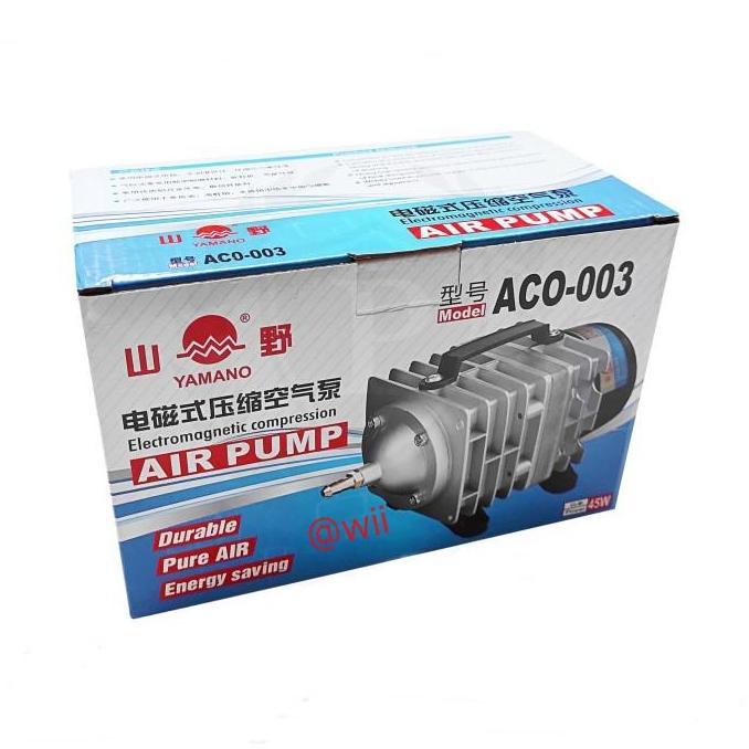 Yamano aco003 aco 003 mesin gelembung udara aerator kolam aquarium