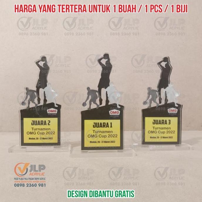 Piala Basket, Trophy Basket, Piala Bola Basket, Trophy Bola Basket J09