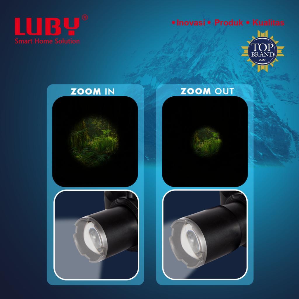 Luby Headlamp Senter Kepala Zoom In Zoom Out Perbesar Perkecil 50 Watt L 2905