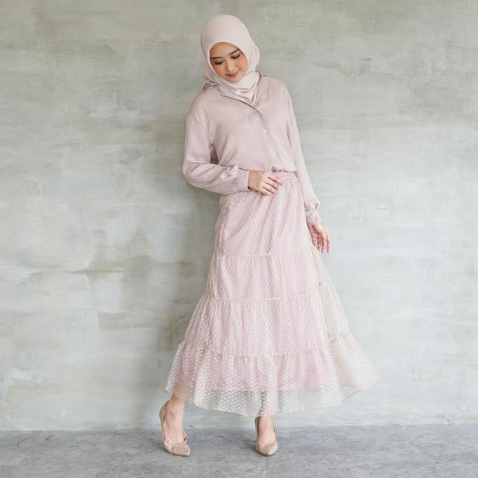 Long Tutu Skirt Athira Rok Panjang Wanita Muslim Hijab Friendly