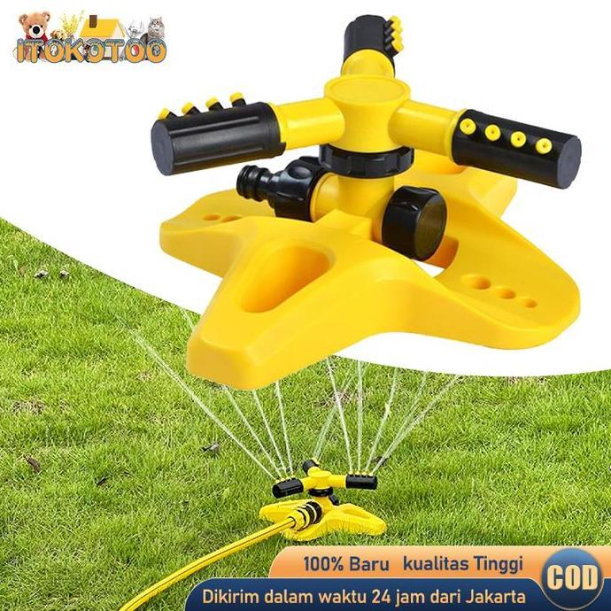 RGPOTZ 360 Derajat Sprinkler Air Taman Otomatis Sprinkler Rumput Taman