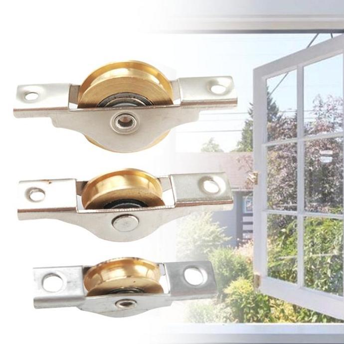 COLOCAS Roda Geser Pintu Jendela Dengan Roller Bearing Roda Bawah Pintu Geser Sliding Pintu Jendela 