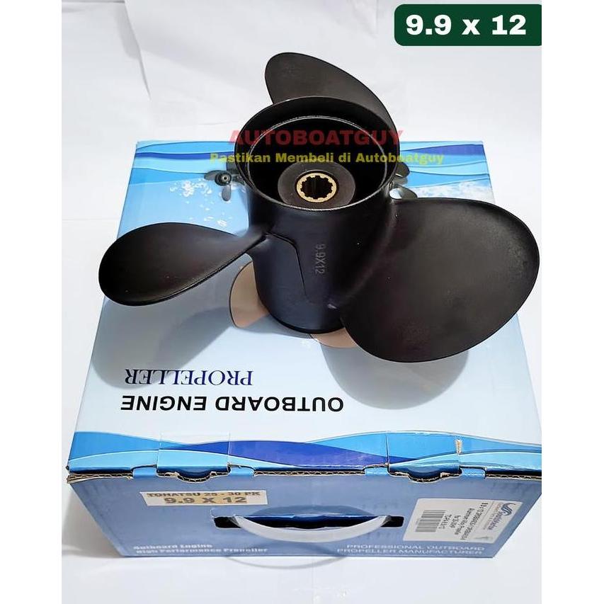 Propeller Baling-Baling TOHATSU 25 / 30 PK / HP Kipas Mesin Tempel