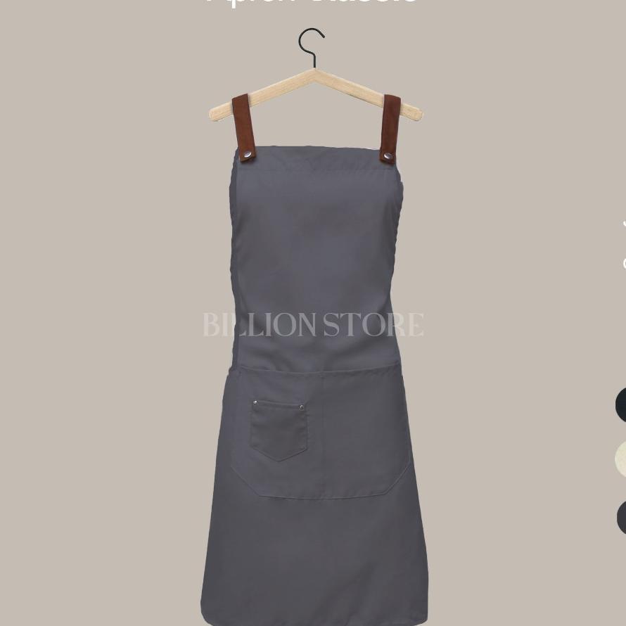 Bp Celemek Masak Dapur Apron Kitchen Custom Epron Barista Bartender Seragam Waitress