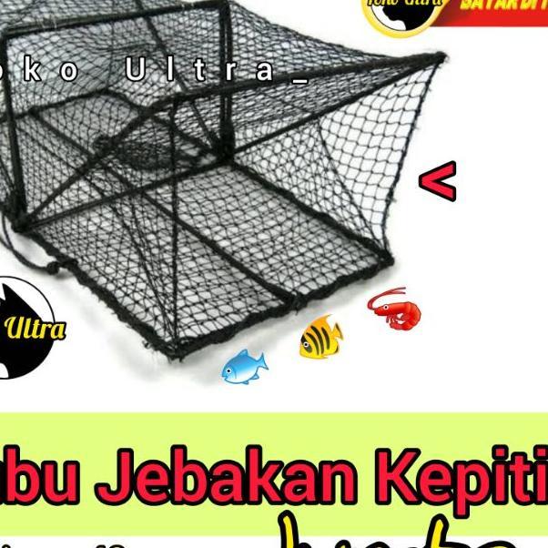 Bubu Jebakan Kepiting Jumbo / Bubu Lipat / Jebakan Rajungan / Bubu 2 Pintu / Jebakan Ikan / Perangka
