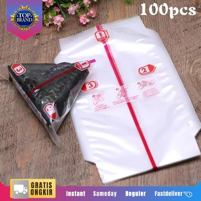Onigiri Wrapper 100 Lembar Segitiga Nori Wrapper Onigiri Rumput Laut Nori Wrap Seaweed Bungkus Nasi