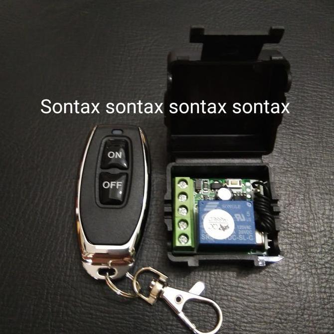 REMOTE CONTROL RC SWITCH SAKLAR RELAY 1CH 1 CH CHANNEL 1CHANNEL 12V STX27