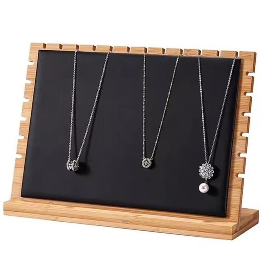 Display Pajangan Kalung kayu / Display Perhiasan Kalung Rak Perhiasan Tempat pajangan kalung Organiz
