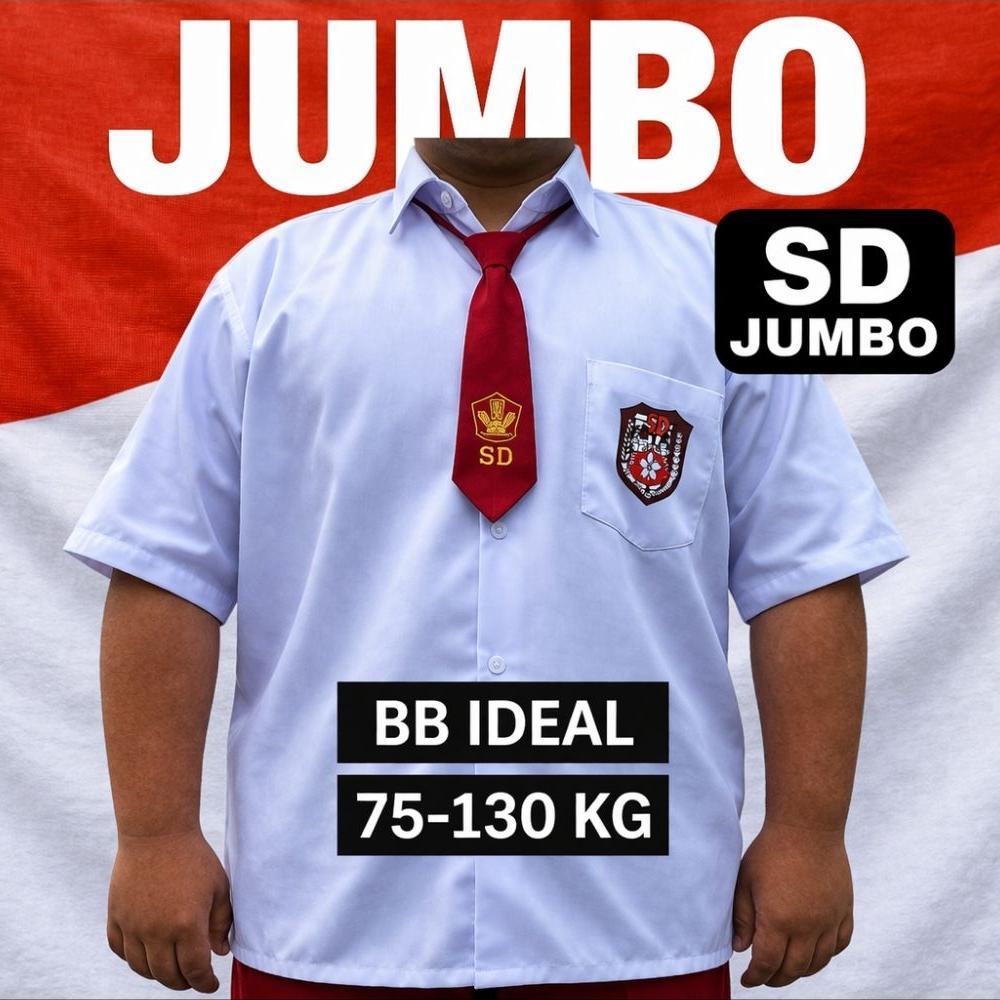 Sale Seragam Sekolah Sd Jumbo Baju Seragam Sd Bigsize Kemeja Sekolah Sd Lengan Pendek Seragam Event 