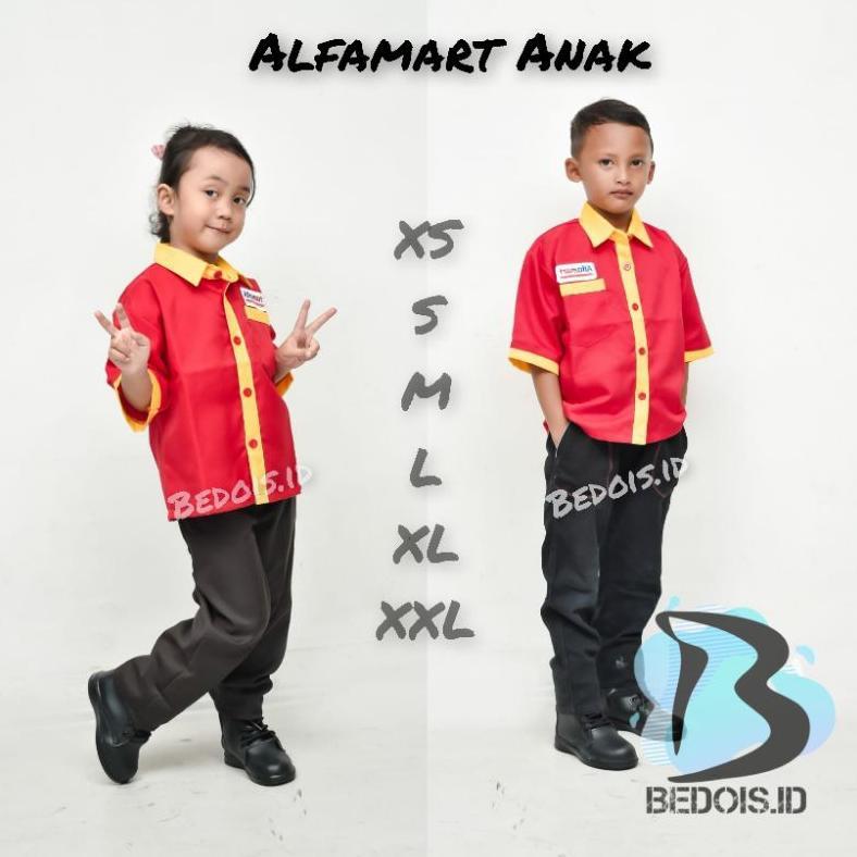Sale Seragam Profesi Anak Alfamart Indomart / Baju Alfamart Anak / Baju Indomart Anak / Seragam Indo