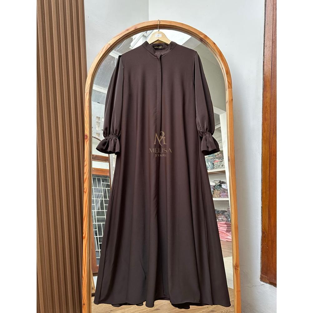 Hana Gamis Polos Wanita Busui By Melisa Syari