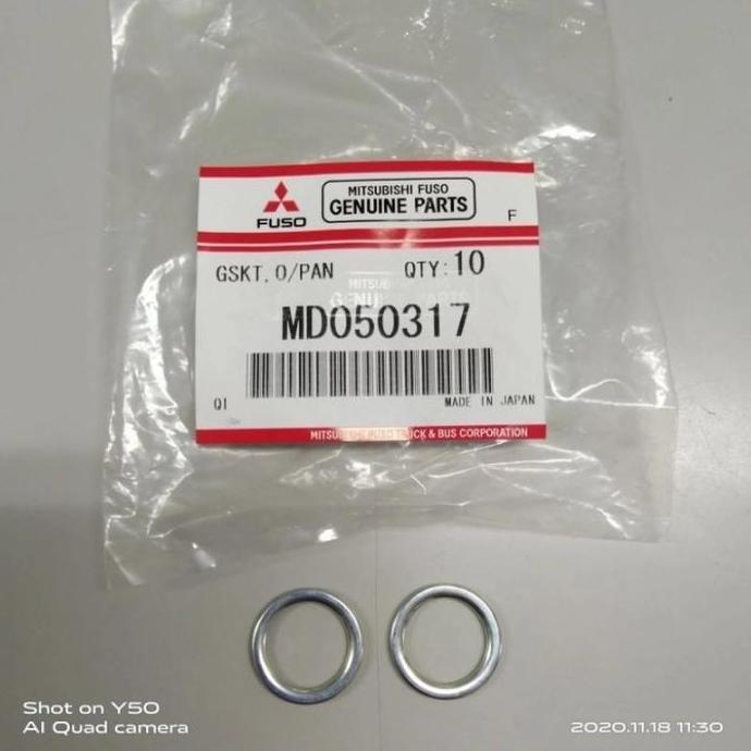 Olictl- Gasket Oli Mesin Baut 17 Mitsubishi Md050317