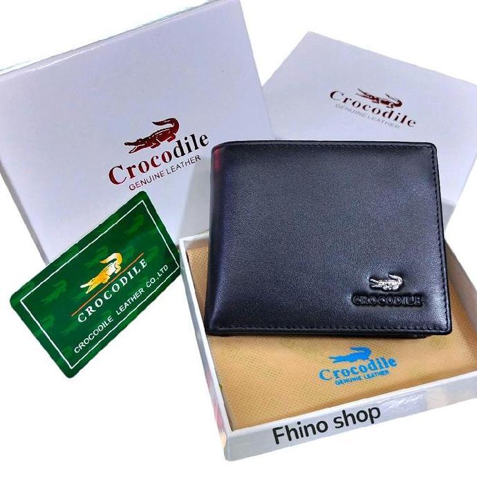 Vinamaharaja - Crocodile Dompet pria kulit asli original seri terbaru import / Dompet  Cowok origina