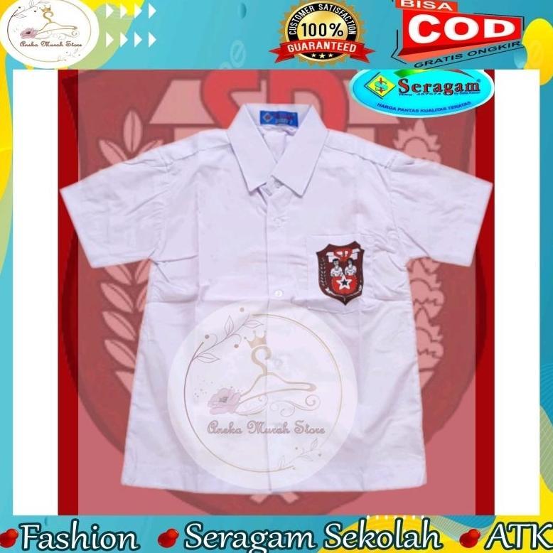 Baju Seragam Sekolah SD Lengan Pendek Merek Seragam Dan Winda Seragam
