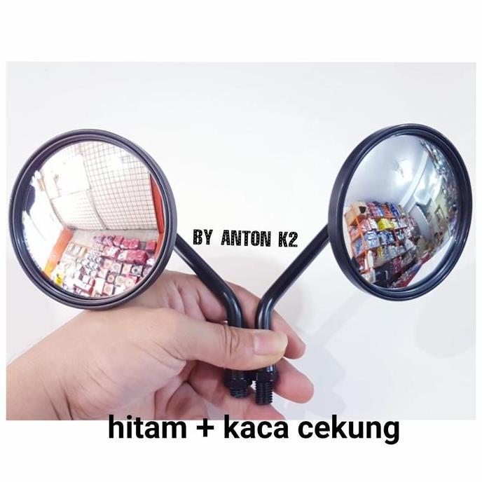 KACA SPION BULAT VARIASI MOTOR BEAT STREET/BEAT NEW/DELUXE/SCOOPY dll