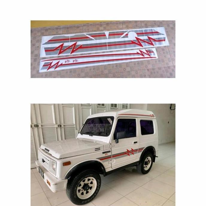 cv.denputu Stiker Stripping Katana Blitz Diskon