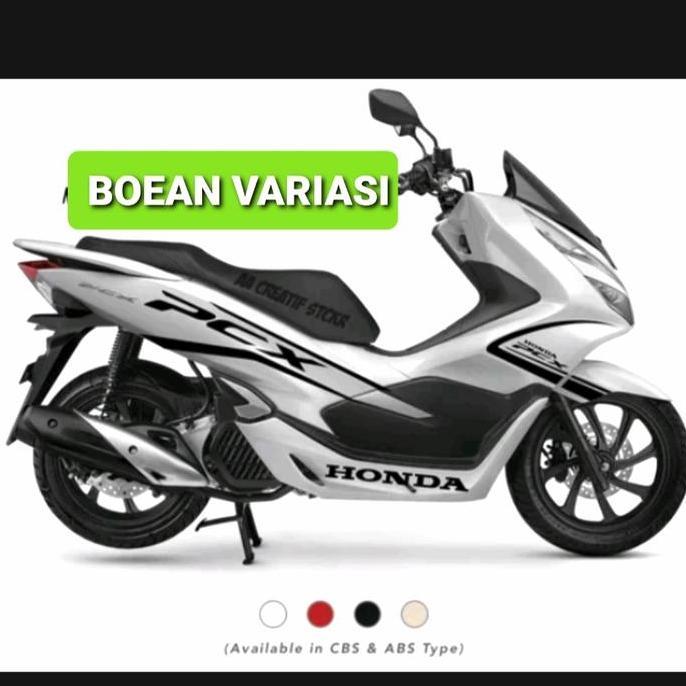 PROMO CUTTING STICKER PCX 150 PUTIH HITAM