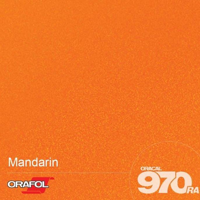cv.denputu Oracal 970 G 300 Mandarin Premium Vinyl Wrapping Stiker Jeruk Metalik Diskon