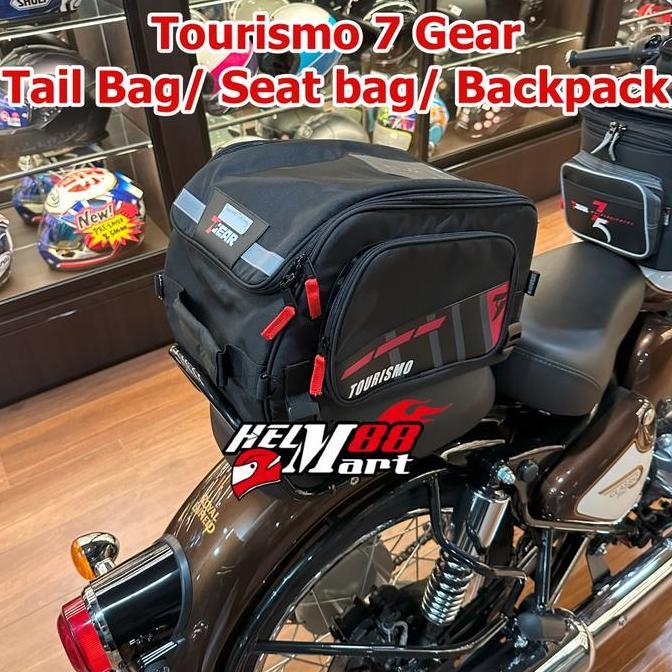 NEW Tail Bag Tourismo Seat Bag 7Gear Tas Motor Belakang Jok Tas Touring Tas Multifungsi