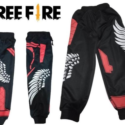 Kidsshirt- Celana Anak Free Fire Gaming Ff