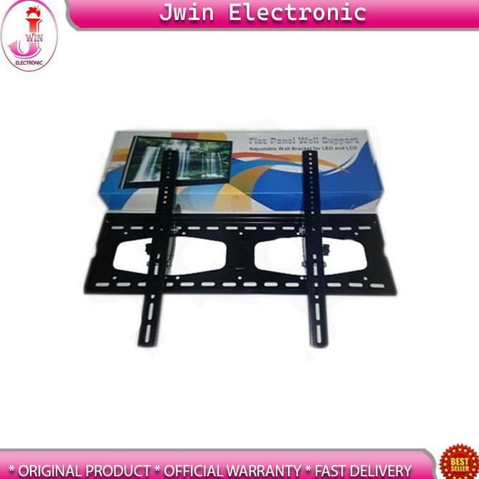 BEBAS ONGKIR - Bracket TV LED 50 sampai 86 inc All Merk TV / WALL BRACKET TV TILT - BLACK