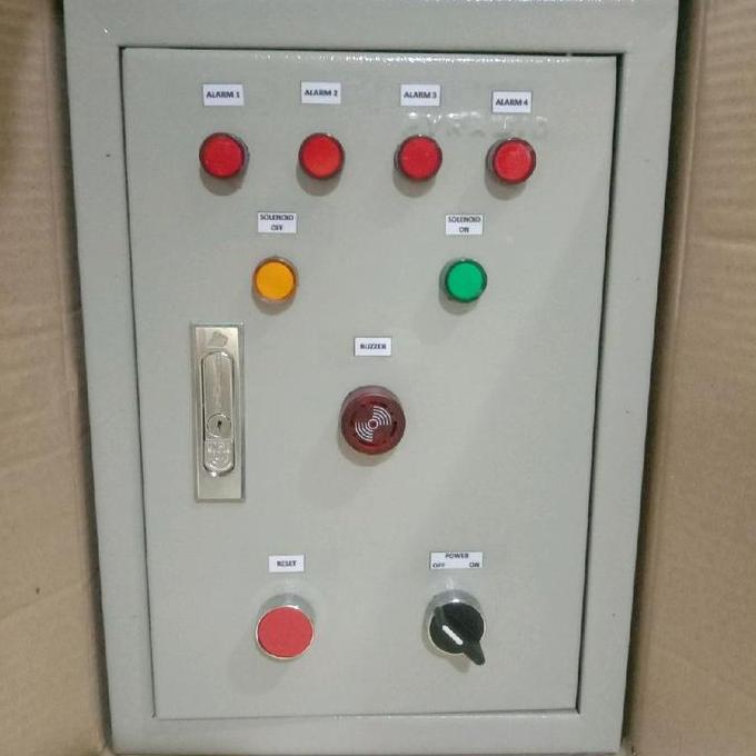 BEBAS ONGKIR - PANEL ALARM GAS DETECTOR 4 ZONA