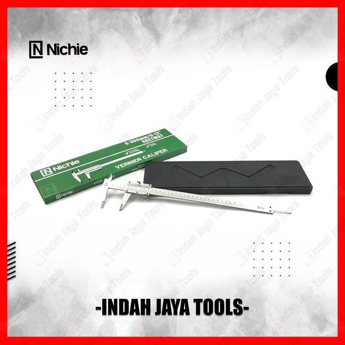 BEBAS ONGKIR - NICHIE Sigmat Analog 12 Inch Besi - Jangka Sorong Sketmat Vernier Caliper Pengukur Uk