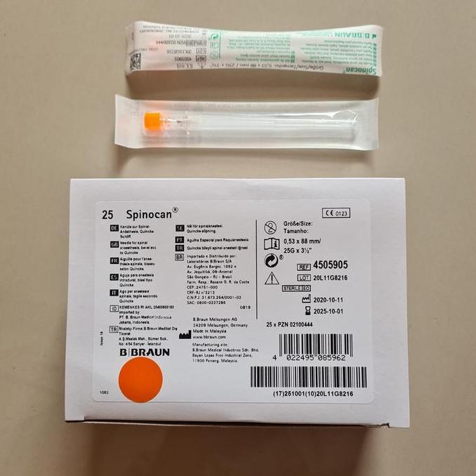 Spinocan 25 BBRAUN / Spinocan 25G BBRAUN / Spinal Needle BBraun