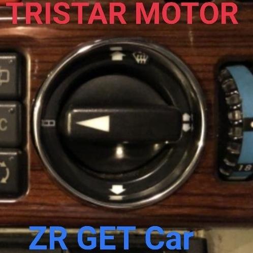 Intre- Ring Chrome Knob / Switch Ac Mercedes Benz W124 W2 W210