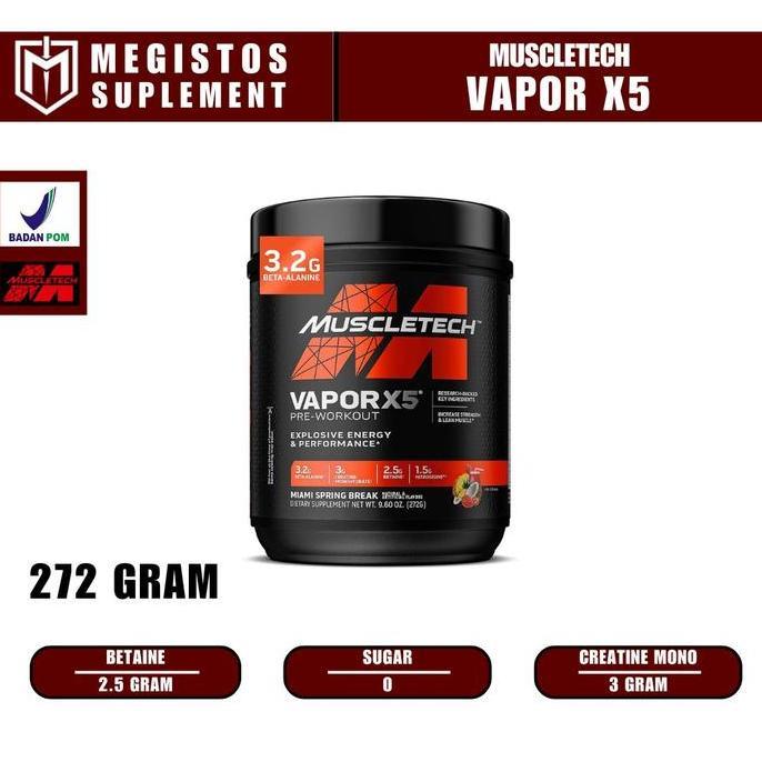Muscletech Nano Vapor X5 Nextgen Vaporx5 Next Gen - Fruit Punch Blast