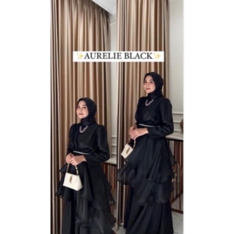 Limited Aurelie Maxy Gown (Outfit Kondangan /Bridesmaid/Gamis Lebaran)