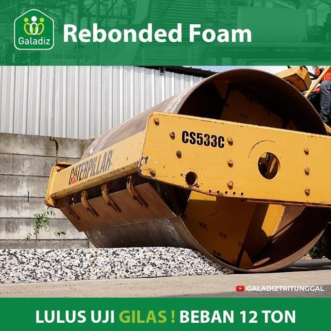 Busa Rebonded / Rebonded Foam / Matras Density 50 Uk 90 x 200 / 2-30CM